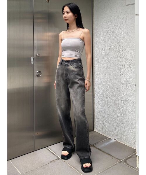 EMODA(エモダ)の「ボックスキャミソール(キャミソール・レディース・ホワイト/グレー/ブラック/グリーン/シルバー/その他・FREE)」の12枚目の写真