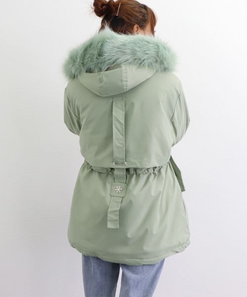 Miniministore(ミニミニストア)の「フード付き ジャケット 裏ボアレディース(その他アウター・レディース・ベージュ/ミント/ブラック/アイボリー/ライトブラウン・FREE)」の22枚目の写真