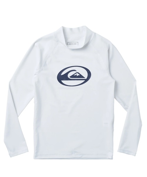 Quiksilver（クイックシルバー）の「SATURN LR YOUTH/クイックシルバーキッズ長袖ワンポイントロゴラッシュガード(水着)（ラッシュガード・キッズ・ホワイト/ブラック系その他/ブラック/カーキ・110/120/130/140/160/150）」の10枚目の写真