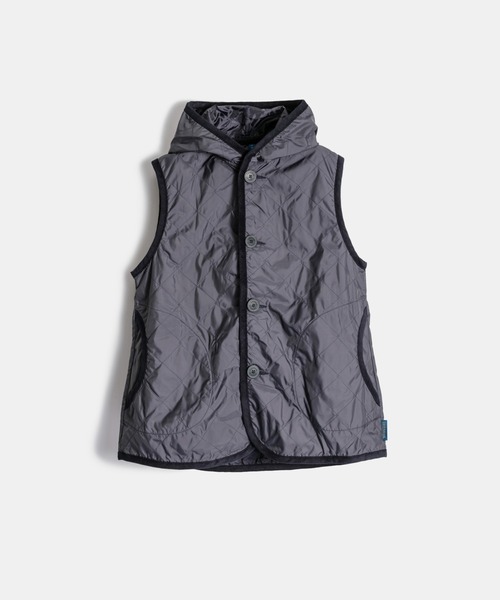 LAVENHAM(ラベンハム)の「Unwadded Barton Womens / アンワディッド バートン ウィメンズ(ベスト・レディース・ネイビー/ブラック/ベージュ系その他2/オフホワイト/ダークブラック・8/12/16/10/14/6)」の5枚目の写真