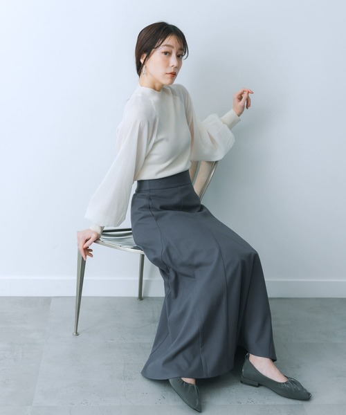 【PRADA】ハイウエスト ファイユ スカート☆SALE中♪ 中古・古着通販】PRADA (プラダ) リナイロンスカート ブラック
