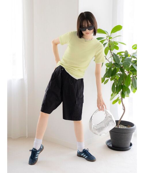 Ungrid（アングリッド）の「シアーフィットTee（Tシャツ/カットソー・レディース・ブルー/グリーン/オレンジ/オフホワイト・FREE）」の11枚目の写真