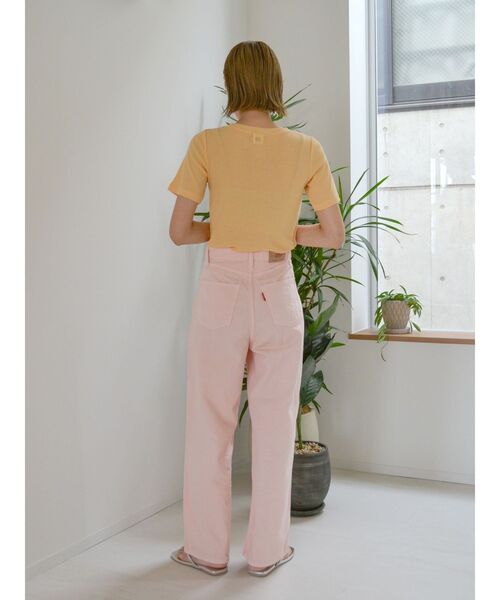 Ungrid（アングリッド）の「シアーフィットTee（Tシャツ/カットソー・レディース・ブルー/グリーン/オレンジ/オフホワイト・FREE）」の20枚目の写真