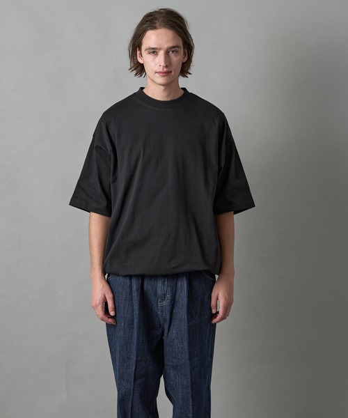 tシャツ ドローストリングTシャツ レディース minsobi tシャツ ルーズフィットドローストリングカットソー