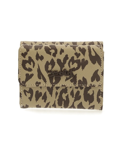 X-girl（エックスガール）の「HEART LEOPARD MINI WALLET（財布・レディース・ピンク/ベージュ・ONE SIZE）」の10枚目の写真
