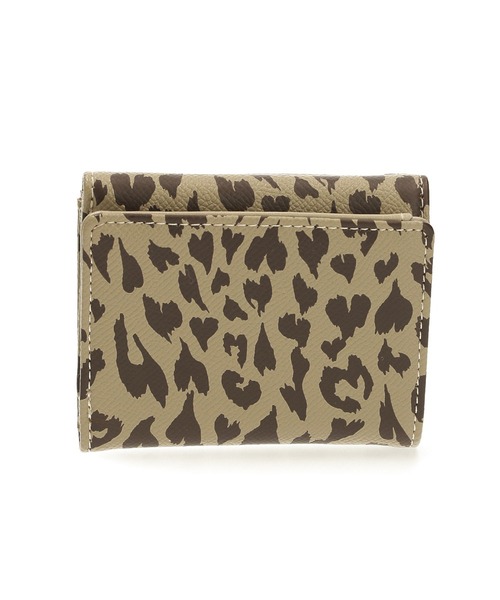 X-girl（エックスガール）の「HEART LEOPARD MINI WALLET（財布・レディース・ピンク/ベージュ・ONE SIZE）」の12枚目の写真