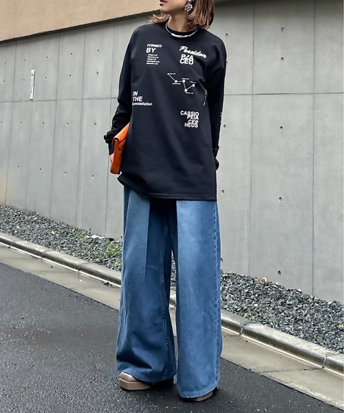 ReoNa GG ロングTシャツ Mサイズ 新品未使用 THE SHINZONE｜シアーガーゼ ロングスリーブTシャツ レディース