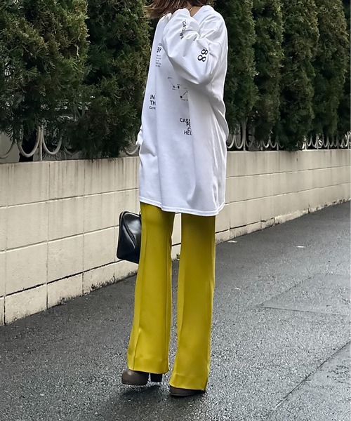 mi via loca（ミヴィアロカ）の「GILDAN カシオペアロゴロンT 【PT NO. MVL029 ※2A】（Tシャツ/カットソー・レディース・ピンク/ブラック/オフホワイト/ベージュ・X-LARGE/MEDIUM）」の10枚目の写真