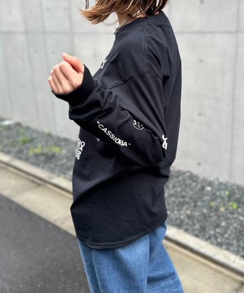 ベガス　初期ロゴロンT OUTLET】RVCA レディース BANDANA VA BOX LOGO LS TEE ロンT