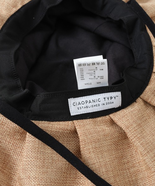 CIAOPANIC TYPY（チャオパニックティピー）の「ジュートフリルハット（ハット・レディース・ブラック/オフホワイト/ベージュ・ONE SIZE）」の12枚目の写真