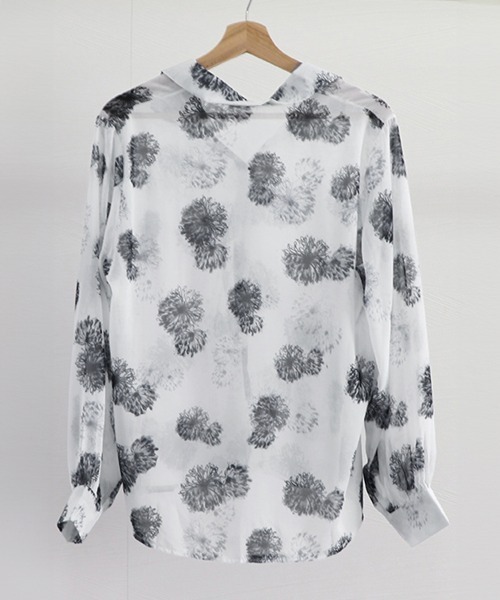 Miniministore（ミニミニストア）の「シャツブラウス 花柄 シアーブラウス長袖（シャツ/ブラウス・レディース・F/C/D/E/A/B・FREE）」の20枚目の写真