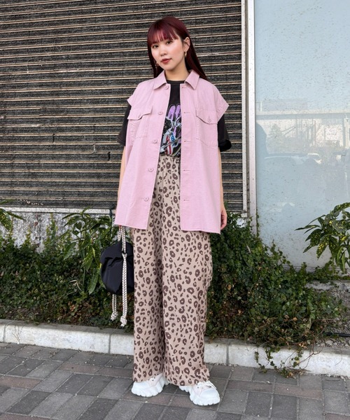 RODEO CROWNS WIDE BOWL（ロデオクラウンズワイドボウル）の「アソートパターンリラックスパンツ（その他パンツ・レディース・ベージュ系その他/グリーン系その他/オレンジ系その他/ブラック系その他・FREE）」の17枚目の写真