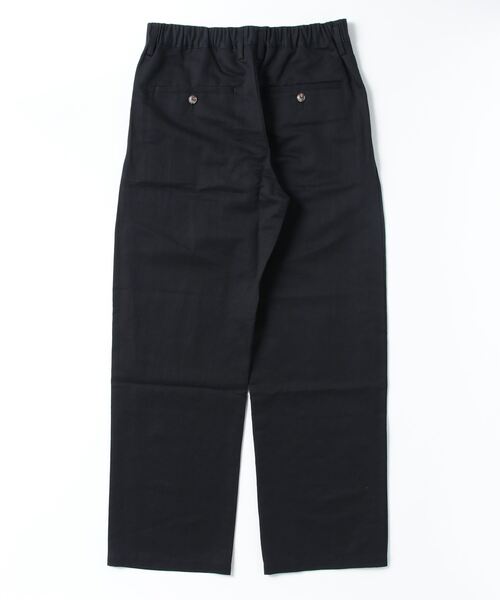 BALLAST ARK（バラストアーク）の「BALLAST ARK / バラストアーク：COTTON LINEN 2TUCK EASY PANTS：BA09-P002[AST]（その他パンツ・メンズ・オリーブ/ブラック・M/L）」の3枚目の写真