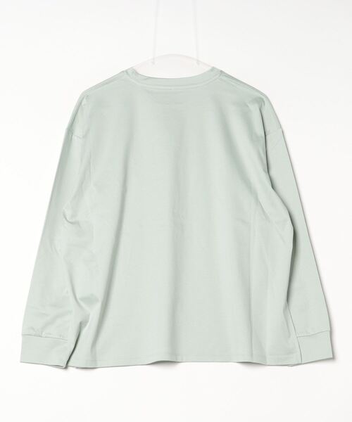 EGLANTINE(エグランティーヌ)の「Eglantine 刺繍ロゴカットソー(Tシャツ/カットソー・レディース・オフホワイト/エメラルド/ブラック・40)」の13枚目の写真