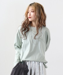 Eglantine 刺繍ロゴカットソー