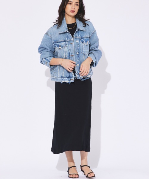 AGOLDE/エーゴールドイー】 MARTIKA JACKET IN FRAY デニムジャケット