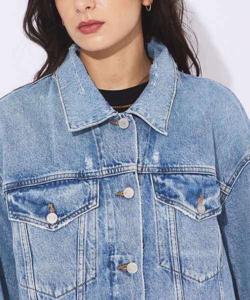 AGOLDE/エーゴールドイー】 MARTIKA JACKET IN FRAY デニムジャケット