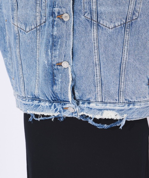 AGOLDE/エーゴールドイー】 MARTIKA JACKET IN FRAY デニムジャケット