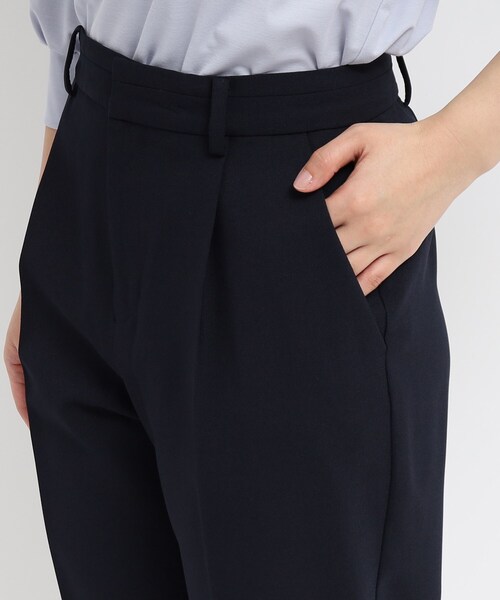 index(インデックス)の「◆≪エマール検証済≫セットアップ対応 リネンライクストレッチテーパードパンツ【イージーケア/抗ピリング/洗濯機洗い可】(その他パンツ・レディース・ネイビー/ナチュラル/ライトグレー・42/40/38/36)」の5枚目の写真