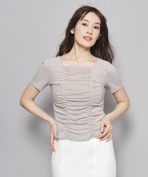 【洗える/日本製】華やかギャザーラメジャージ