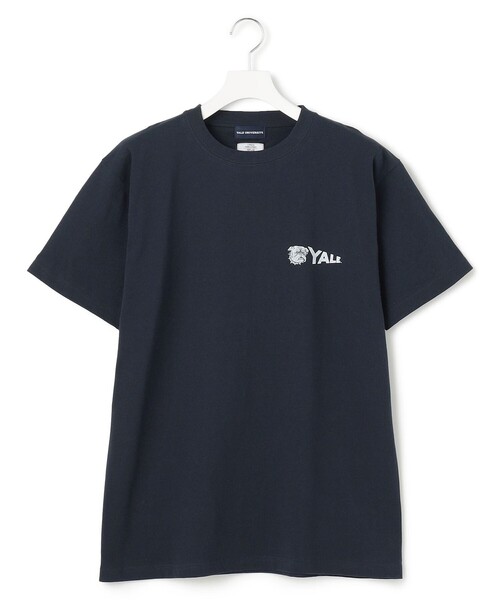 J.PRESS YORK STREET(ジェイプレスヨークストリート)の「【UNISEX】YALEペナント Tシャツ(Tシャツ/カットソー・メンズ・ネイビー系/ホワイト系/ライトグレー系/ダルブルー系・SMALL/MEDIUM/LARGE)」の3枚目の写真