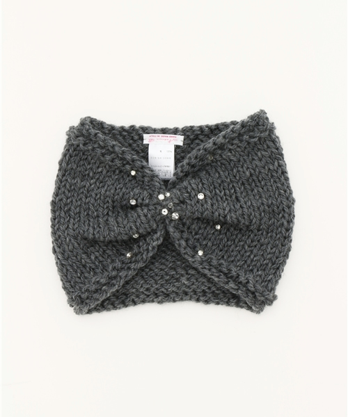 Khaju（カージュ）の「NOEMI B:ビジューヘアバンド（ヘアバンド・レディース・オフホワイト/グレー/ブラック・ONE SIZE）」の4枚目の写真