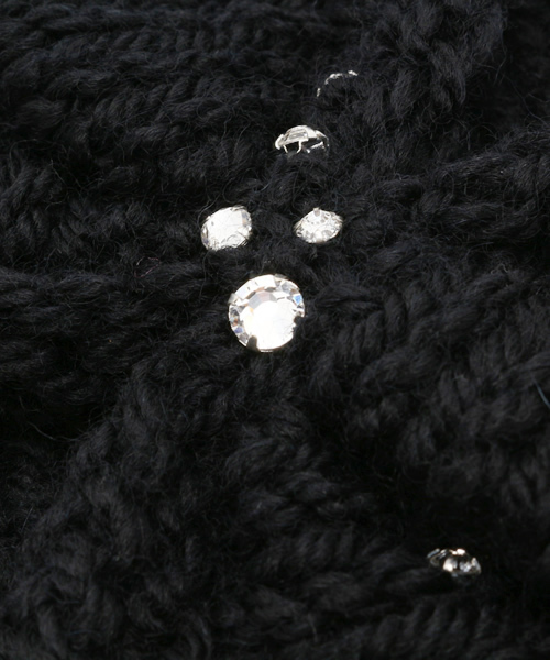 Khaju（カージュ）の「NOEMI B:ビジューヘアバンド（ヘアバンド・レディース・オフホワイト/グレー/ブラック・ONE SIZE）」の7枚目の写真