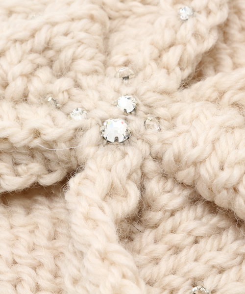 Khaju（カージュ）の「NOEMI B:ビジューヘアバンド（ヘアバンド・レディース・オフホワイト/グレー/ブラック・ONE SIZE）」の8枚目の写真