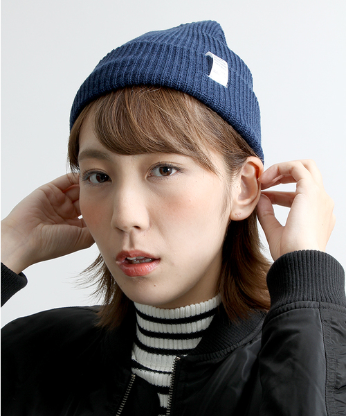 WEGO（ウィゴー）の「◆WEGO/カラーニットキャップ（ニットキャップ/ビーニー・メンズ・ブラック/ホワイト/グレー/カーキ/ネイビー/レッド/ワイン/ブルー/ブラウン・FREE）」の6枚目の写真