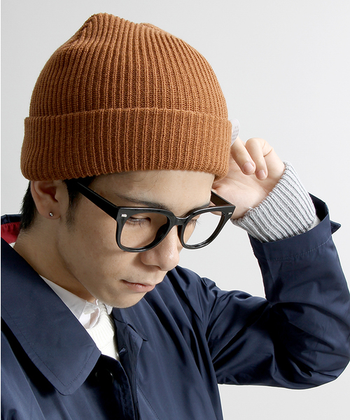 WEGO（ウィゴー）の「◆WEGO/カラーニットキャップ（ニットキャップ/ビーニー・メンズ・ブラック/ホワイト/グレー/カーキ/ネイビー/レッド/ワイン/ブルー/ブラウン・FREE）」の4枚目の写真