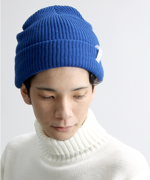 WEGO（ウィゴー）の「◆WEGO/カラーニットキャップ（ニットキャップ/ビーニー・メンズ・ブラック/ホワイト/グレー/カーキ/ネイビー/レッド/ワイン/ブルー/ブラウン・FREE）」の7枚目の写真