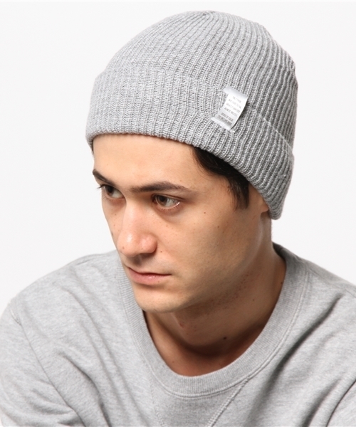 WEGO（ウィゴー）の「◆WEGO/カラーニットキャップ（ニットキャップ/ビーニー・メンズ・ブラック/ホワイト/グレー/カーキ/ネイビー/レッド/ワイン/ブルー/ブラウン・FREE）」の10枚目の写真