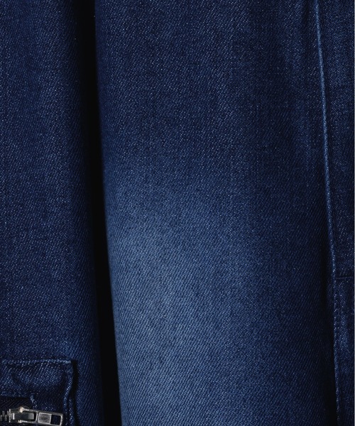 KUUUPY（クーピー）の「Double Pocket Cargo Denim Pants - ダブルポケットカーゴデニムパンツ（カーゴパンツ・メンズ・ブラック/ネイビー・LARGE/MEDIUM/SMALL）」の10枚目の写真