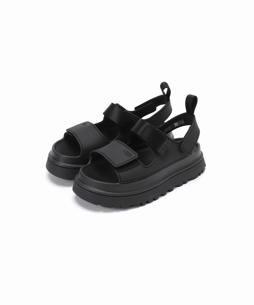 SLOBE IENA（スローブイエナ）の「《WEB限定/追加》 UGG/アグ GoldenGlow Sandal 1152685-BLK（サンダル・レディース・ブラック・23cm/24cm/25cm）」の10枚目の写真