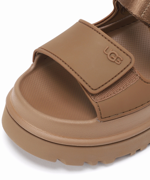 SLOBE IENA（スローブイエナ）の「《WEB限定/追加》 UGG/アグ GoldenGlow Sandal 1152685-BLK（サンダル・レディース・ブラック・23cm/24cm/25cm）」の2枚目の写真