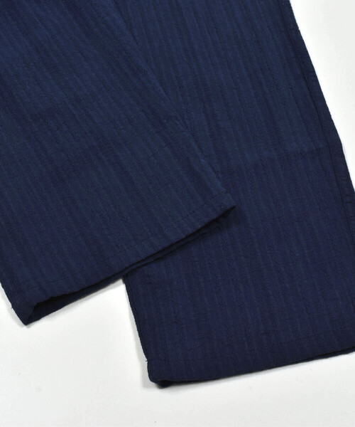 SLAP SLIP（スラップスリップ）の「肩紐フリルリボン付きサロペット(80~140cm)（つなぎ/オールインワン・キッズ・ブルー/ネイビー・130cm/140cm/80ｃｍ/90cm/110cm/100cm/120cm）」の9枚目の写真