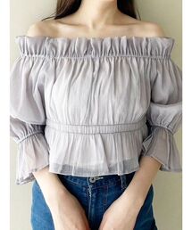 MERCURYDUO | 2WAYオフショルシャーリングブラウス(シャツ/ブラウス)