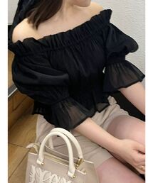 MERCURYDUO | 2WAYオフショルシャーリングブラウス(シャツ/ブラウス)