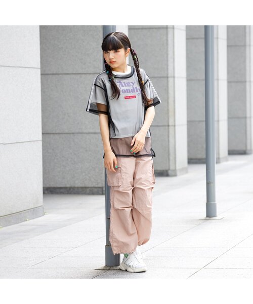 algy（アルジー）の「ロゴラインチュールT&Tシャツセット（Tシャツ/カットソー・キッズ・ブラック/アイボリー/レインボー・XX-SMALL/SMALL/MEDIUM/X-SMALL）」の4枚目の写真