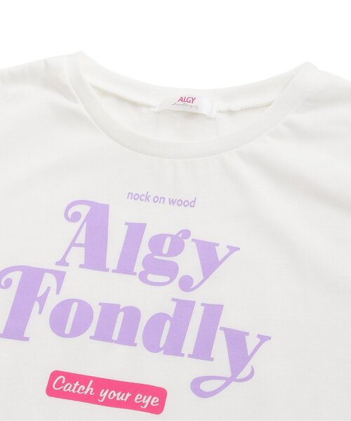 algy（アルジー）の「ロゴラインチュールT&Tシャツセット（Tシャツ/カットソー・キッズ・ブラック/アイボリー/レインボー・XX-SMALL/SMALL/MEDIUM/X-SMALL）」の11枚目の写真