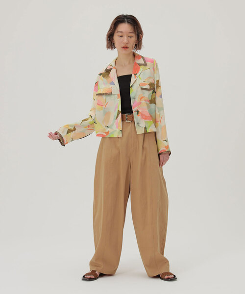 SLOBE citron.(スローブシトロン)の「SLOBE citron. EDEN オープンカラーシャツ(シャツ/ブラウス・レディース・その他2・FREE)」の3枚目の写真