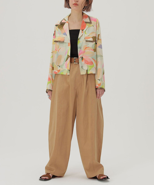 SLOBE citron.(スローブシトロン)の「SLOBE citron. EDEN オープンカラーシャツ(シャツ/ブラウス・レディース・その他2・FREE)」の6枚目の写真