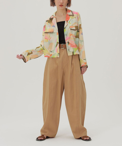 SLOBE citron.(スローブシトロン)の「SLOBE citron. EDEN オープンカラーシャツ(シャツ/ブラウス・レディース・その他2・FREE)」の7枚目の写真