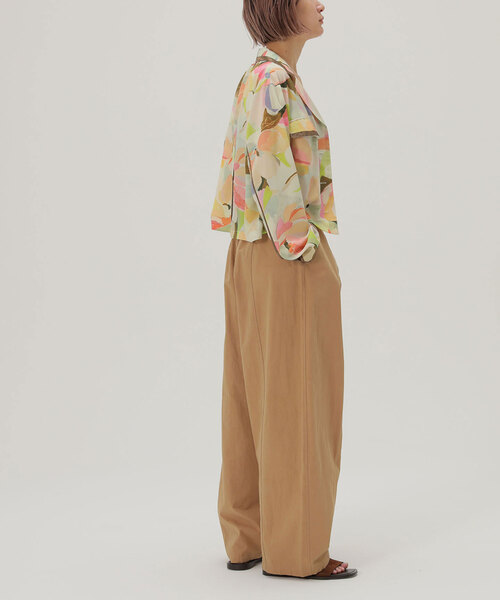 SLOBE citron.(スローブシトロン)の「SLOBE citron. EDEN オープンカラーシャツ(シャツ/ブラウス・レディース・その他2・FREE)」の8枚目の写真