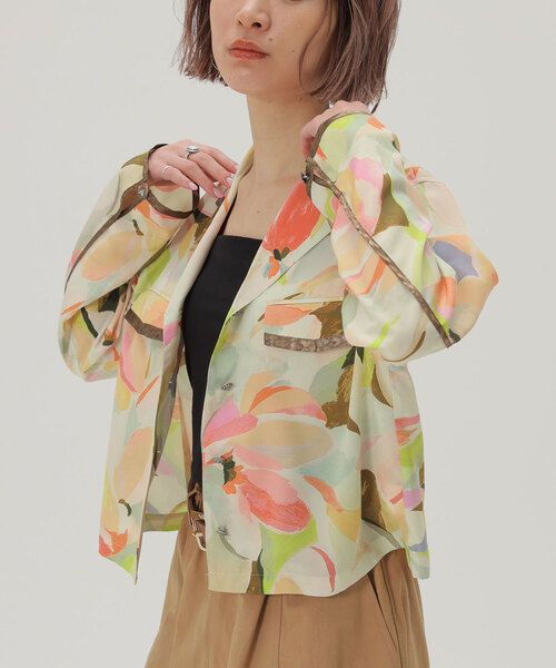 SLOBE citron.(スローブシトロン)の「SLOBE citron. EDEN オープンカラーシャツ(シャツ/ブラウス・レディース・その他2・FREE)」の13枚目の写真