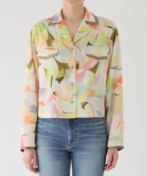 SLOBE citron.(スローブシトロン)の「SLOBE citron. EDEN オープンカラーシャツ(シャツ/ブラウス・レディース・その他2・FREE)」の16枚目の写真