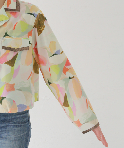 SLOBE citron.(スローブシトロン)の「SLOBE citron. EDEN オープンカラーシャツ(シャツ/ブラウス・レディース・その他2・FREE)」の21枚目の写真