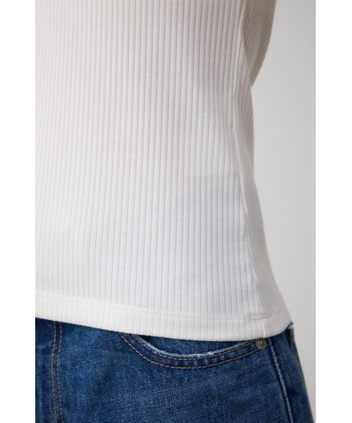 AZUL by moussy（アズールバイマウジー）の「ベーシックカップ付きアメリカンスリーブタンク（タンクトップ・レディース・グレー/ブラック/アイボリー・M/L/S/M）」の12枚目の写真