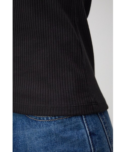 AZUL by moussy（アズールバイマウジー）の「ベーシックカップ付きアメリカンスリーブタンク（タンクトップ・レディース・グレー/ブラック/アイボリー・M/L/S/M）」の22枚目の写真