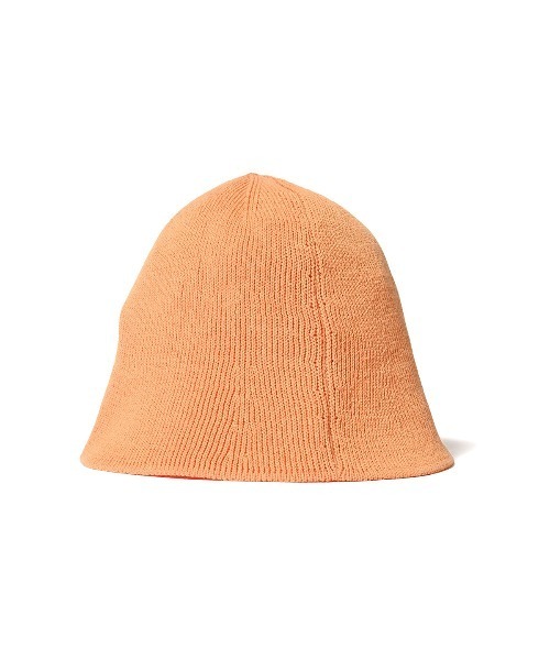 Lafayette（ラファイエット）の「HOMEGAME ホームゲーム - H ロゴ コットンニットハット ライトオレンジ H LOGO COTTON KNIT HAT LIGHT ORANGE HG241415（ハット・レディース・オレンジ・ONE SIZE）」の3枚目の写真